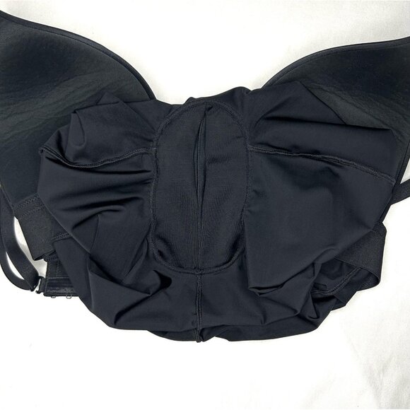Spanx Bodysuit Womens Medium Black Suit Your Fancy Plunge Bra Low-Back Shapewear - Picture 12 of 14